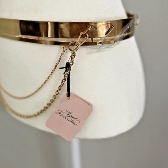 Agent Provocateur Gold Metal Chain Belt Lingerie - Picture 3 of 5